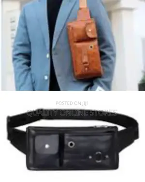 Leather Fanny Pack for Men and Women, Hip Waist Bag