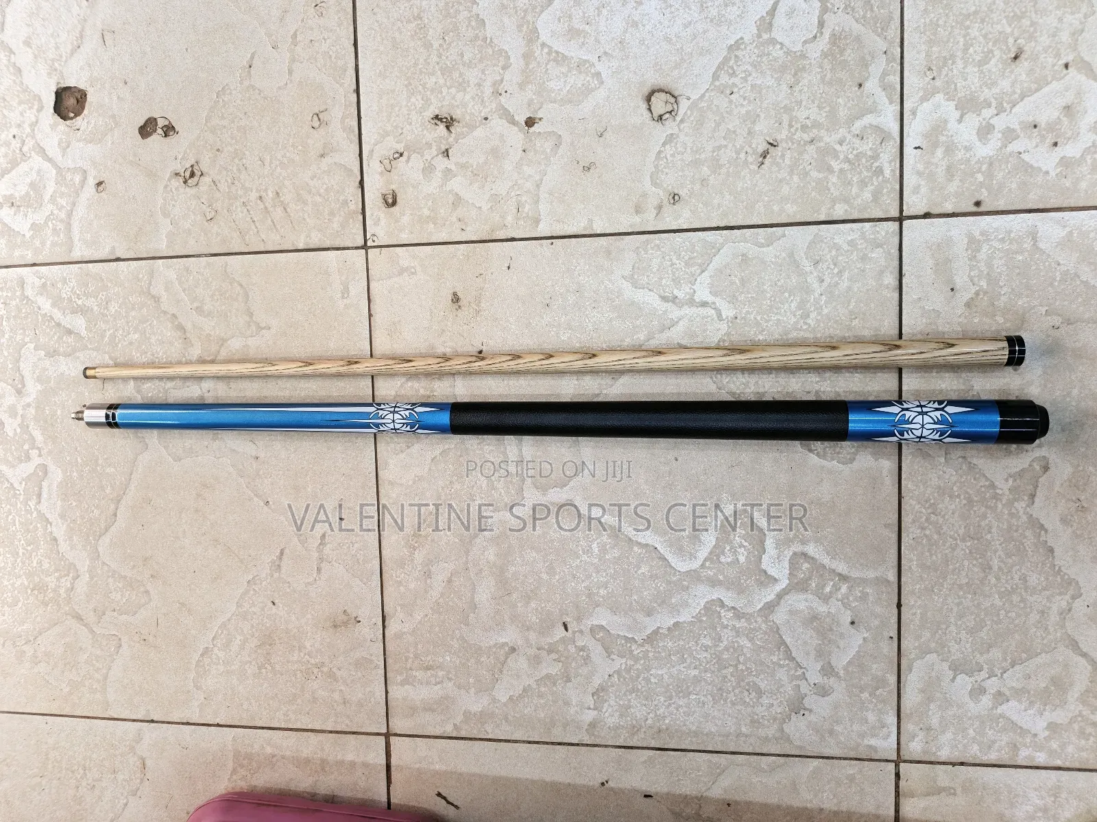 Blue Design Cue Stick Original Material