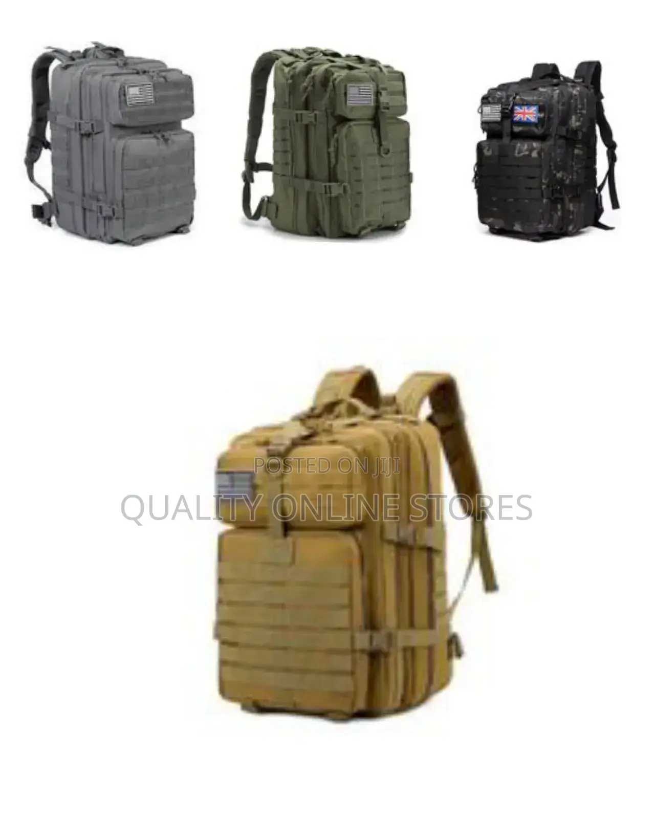 45l Nylon Waterproof Fishing Hunting Tactical Backpack