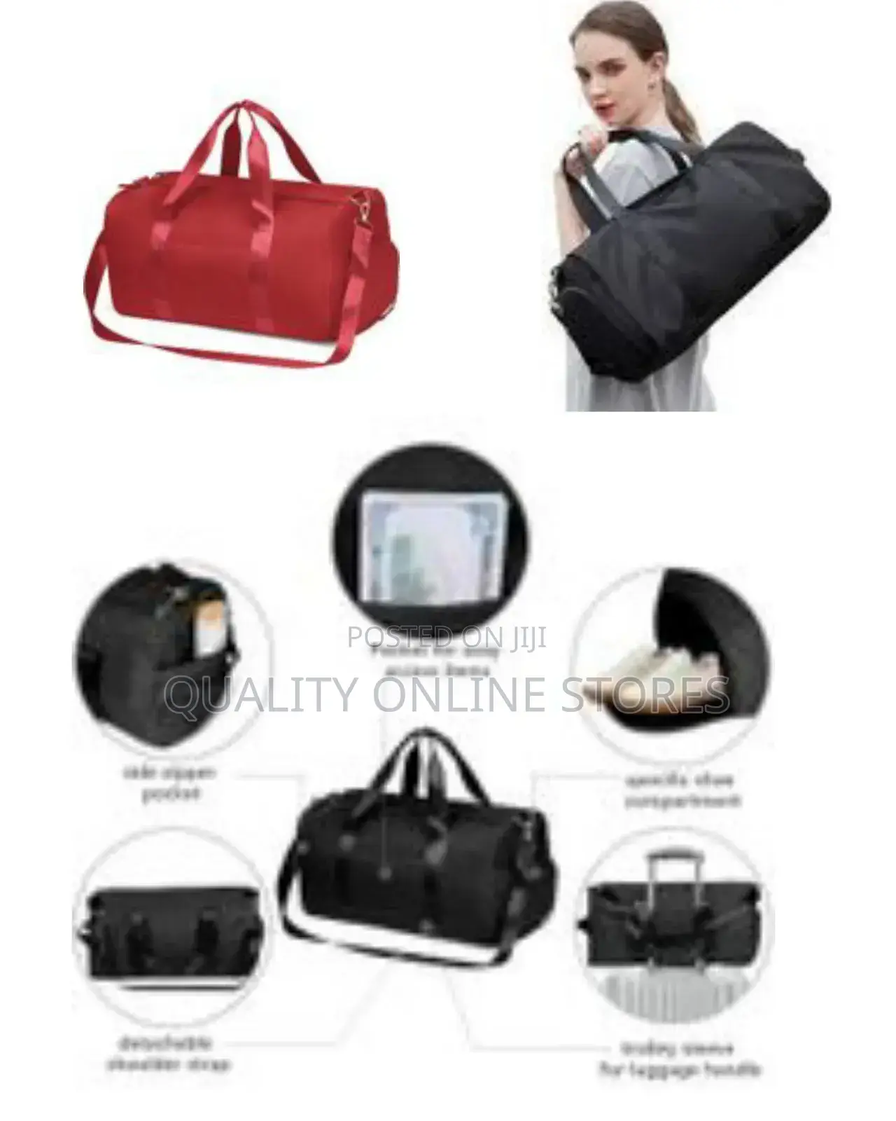 Duffle Bag for Women, Sports Duffel Bag for Gym