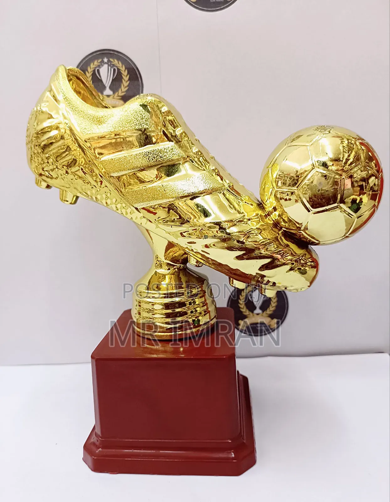 Trophy Best Golden Boot Football Award