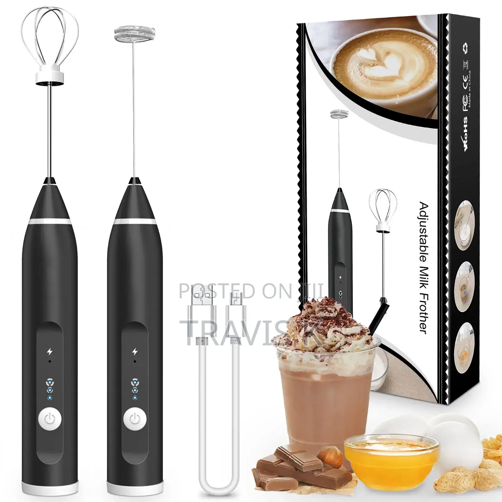 Rechargeable Milk Coffee Frother