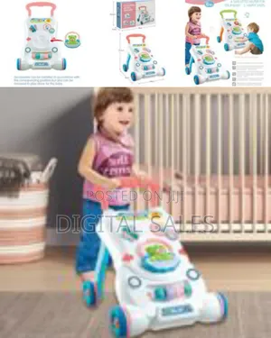 5 in 1 Children Stroll-Along Musical and Lights Walker, Baby Walker
