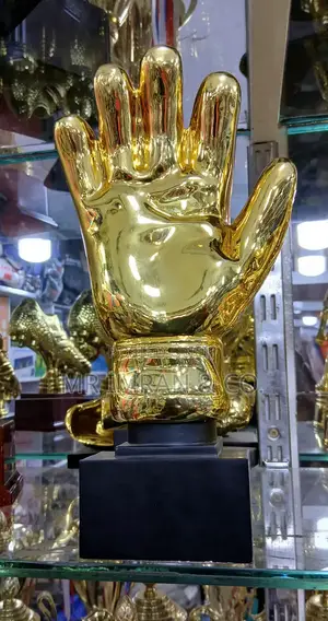 Golden Glove Football Trophy.