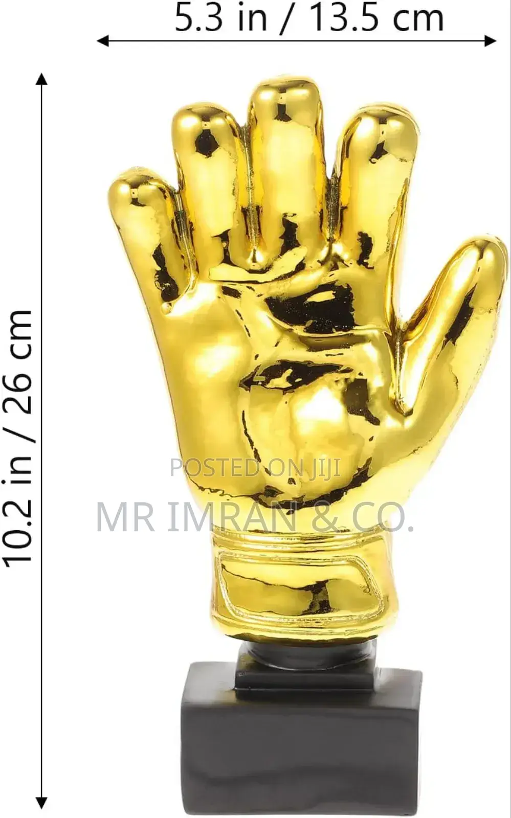 Golden Glove Football Trophy.