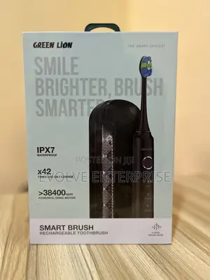 Green Lion Smart Brush Rechargeable Toothbrush - Black