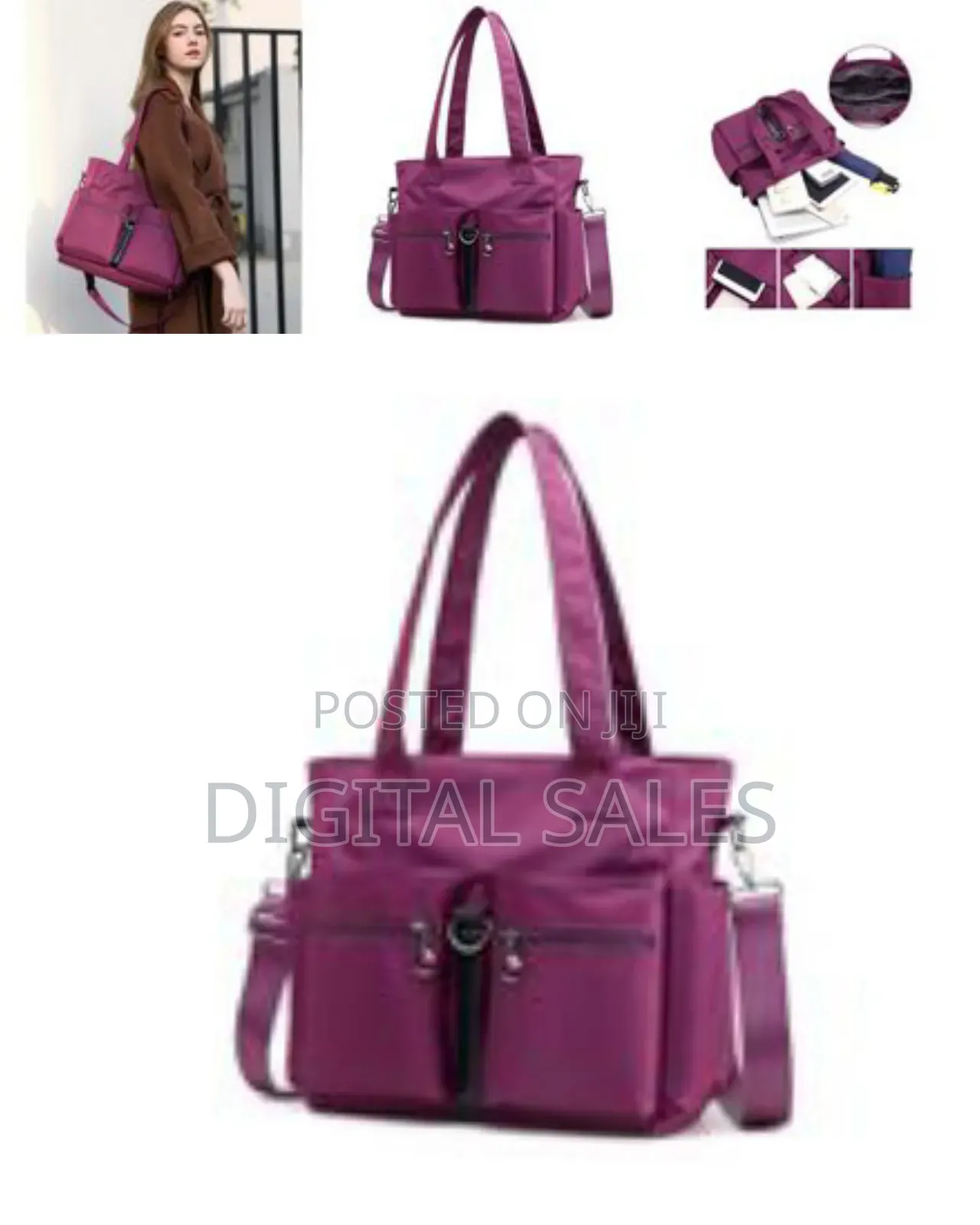 Dayfine Nylon Women Casual Tote Handbag for Women Waterproof Shoulde
