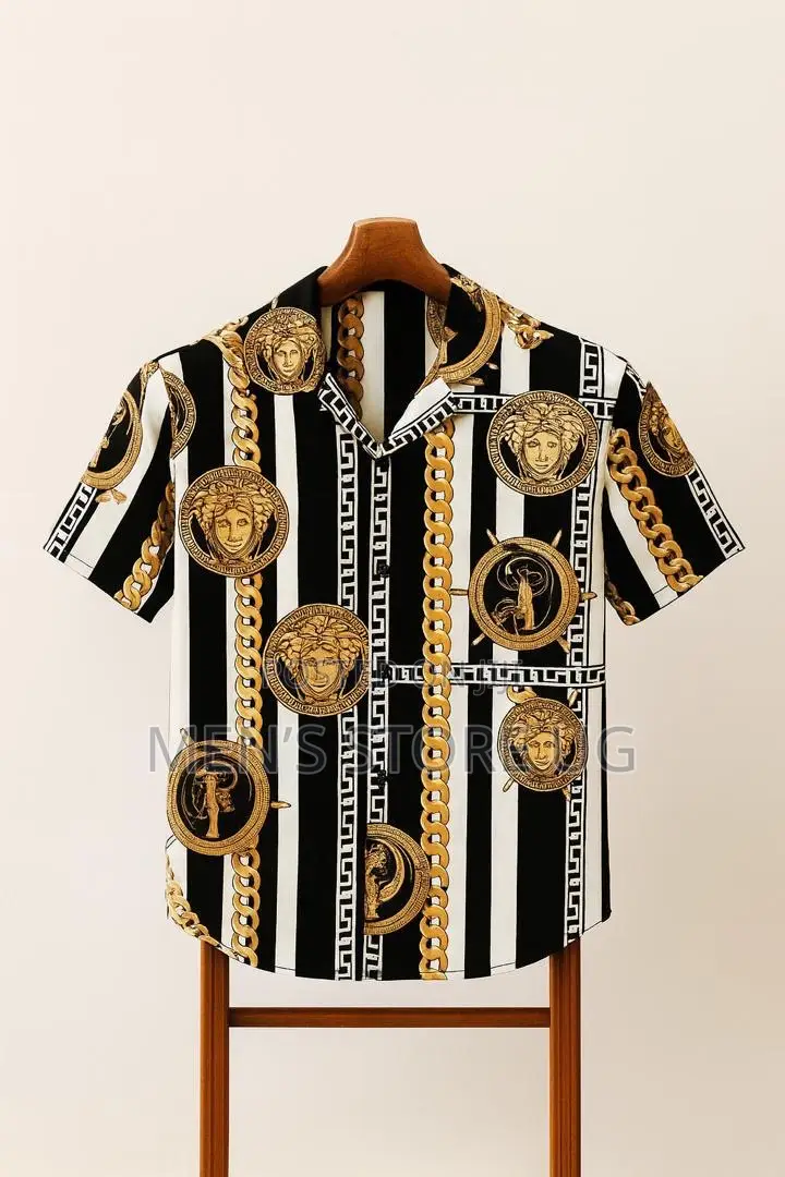 Mens Classic Short Sleeve Vintage Shirts