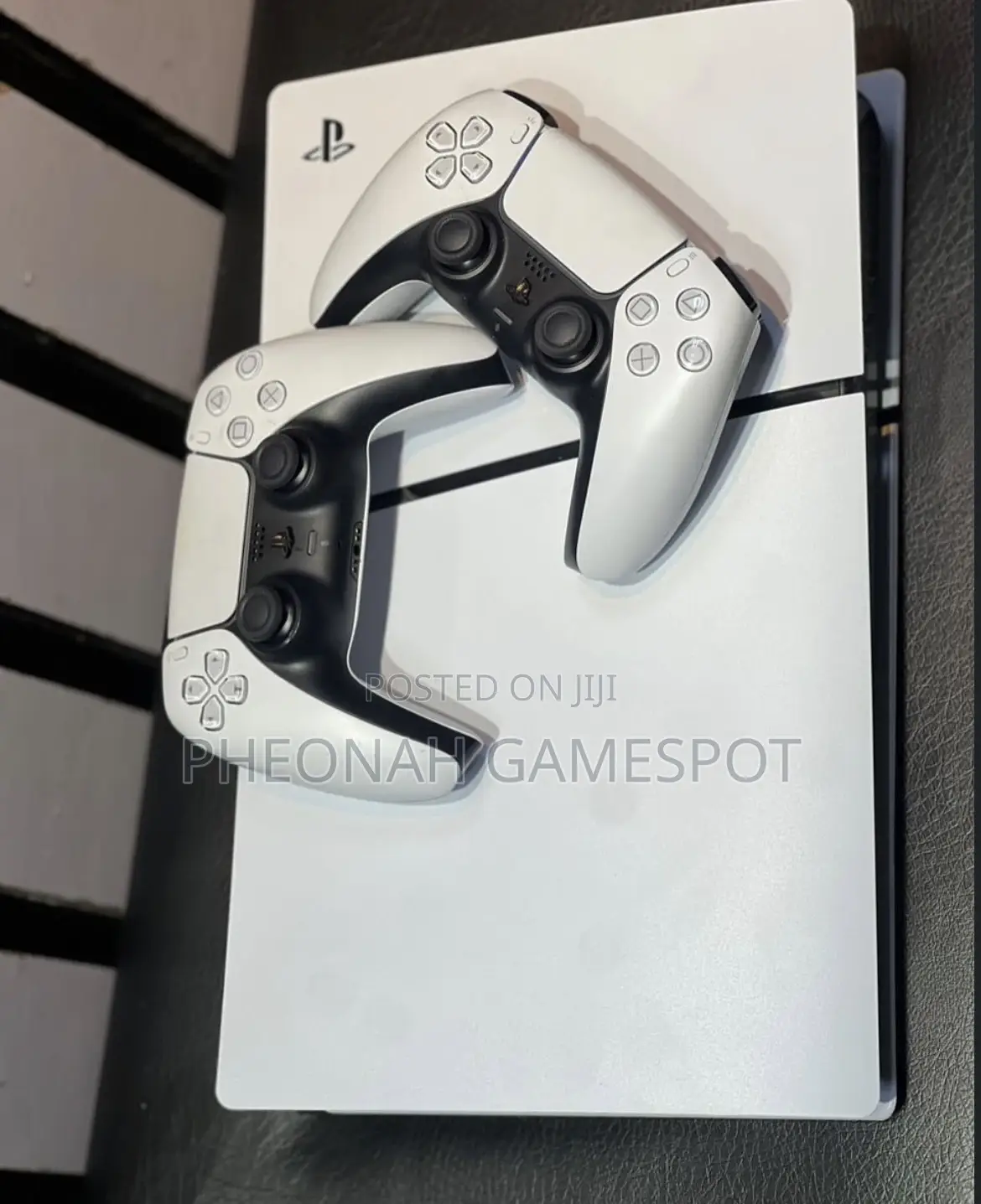 Ps5 Slim With 2 Controllers and 4 Games, Clean Fast Next-Gen Unit.