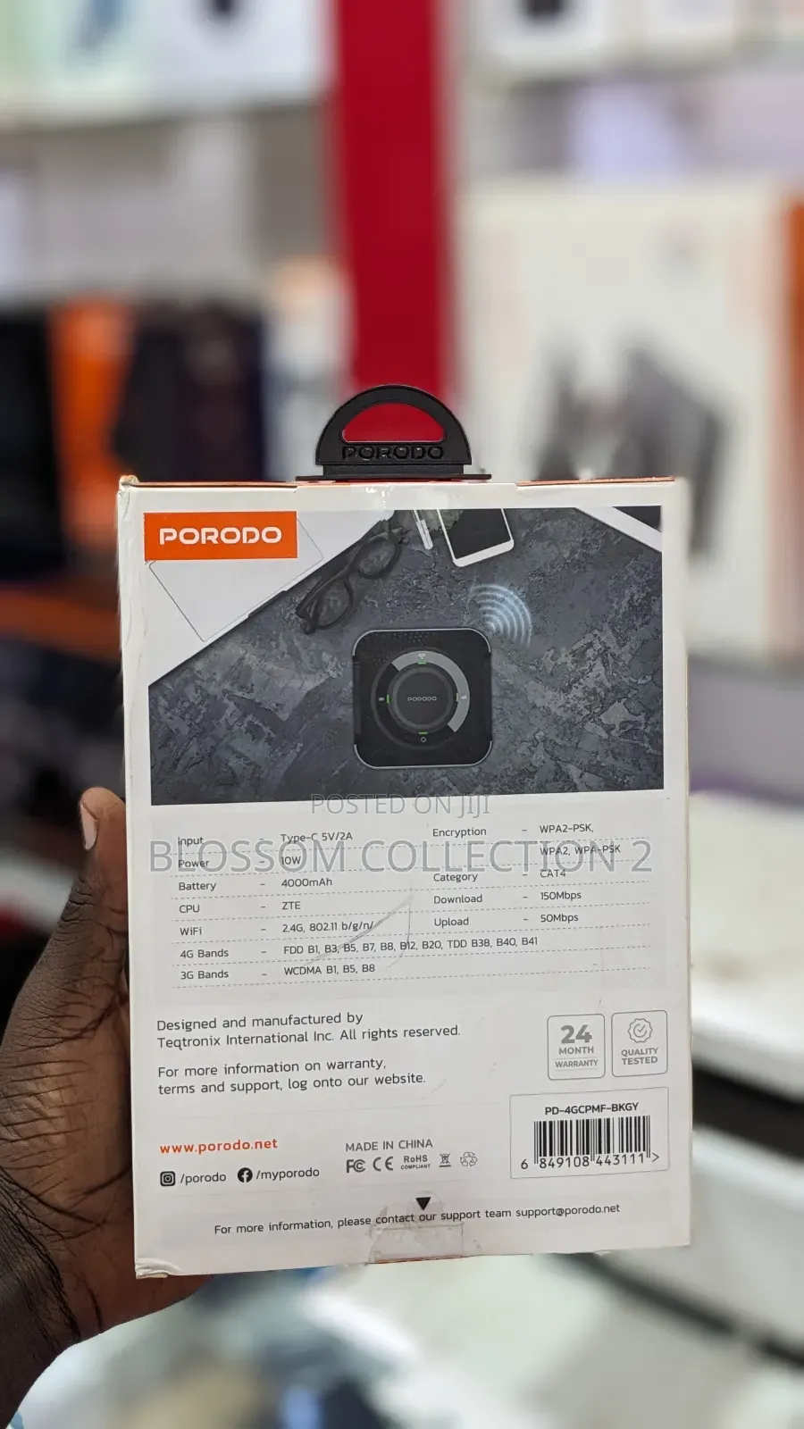 Porodo Home and Outdoor Portable Router