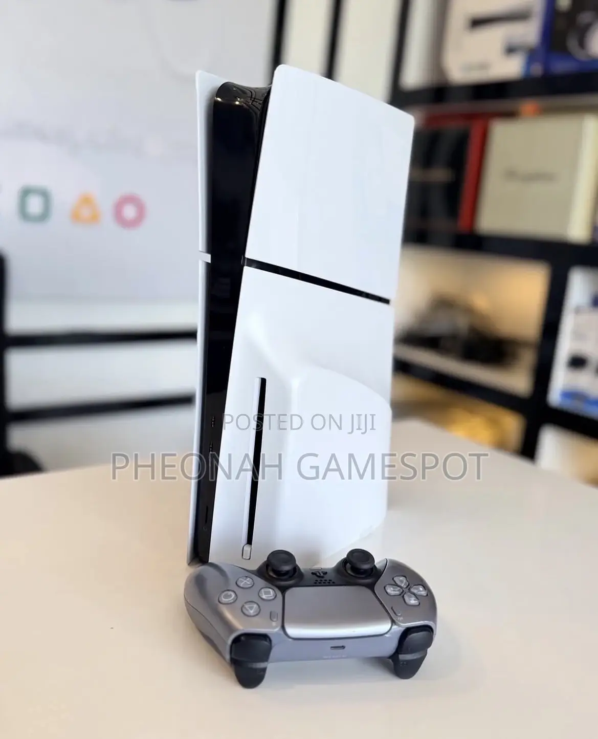 Playstation 5 Slim, 2 Pads and 3 Games, Smooth Powerful System.