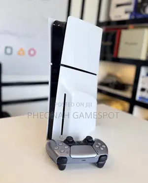 Playstation 5 Slim, 2 Pads and 3 Games, Smooth Powerful System.