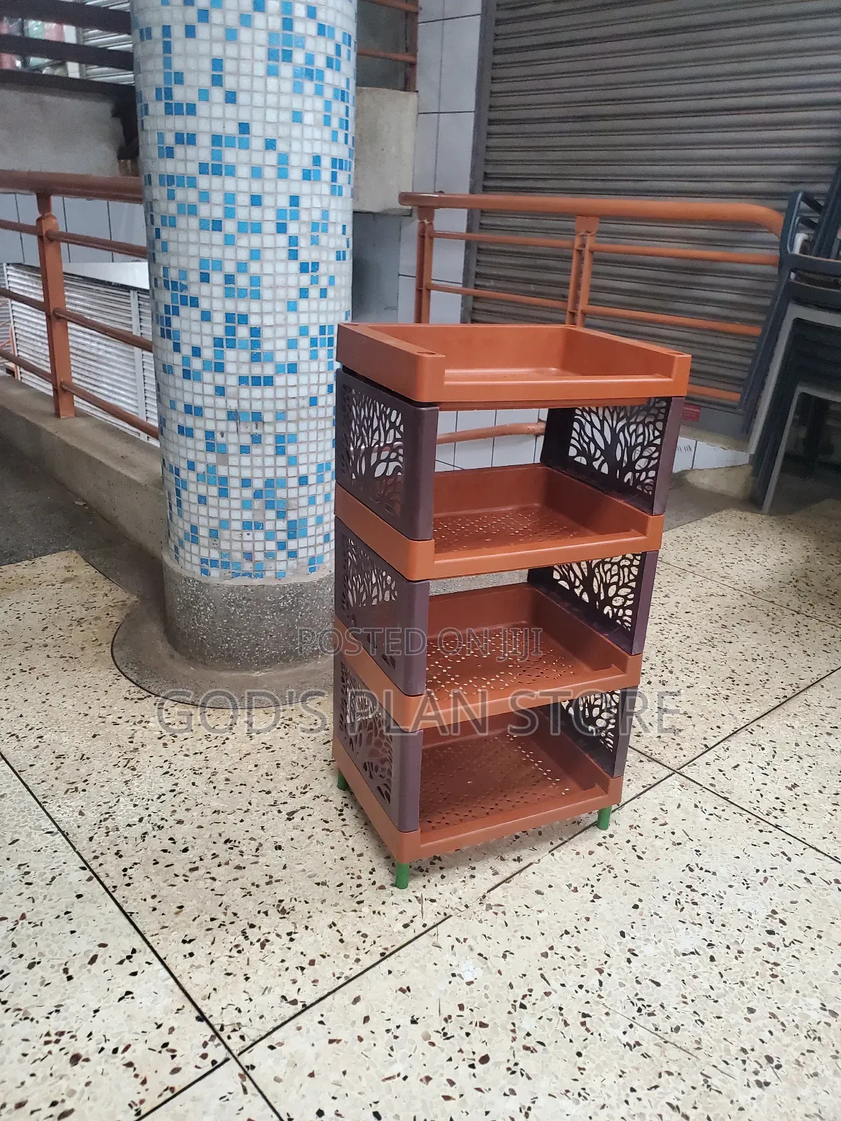 Plastic Book Stand Shelf For Home Library, Book Rack For Study
