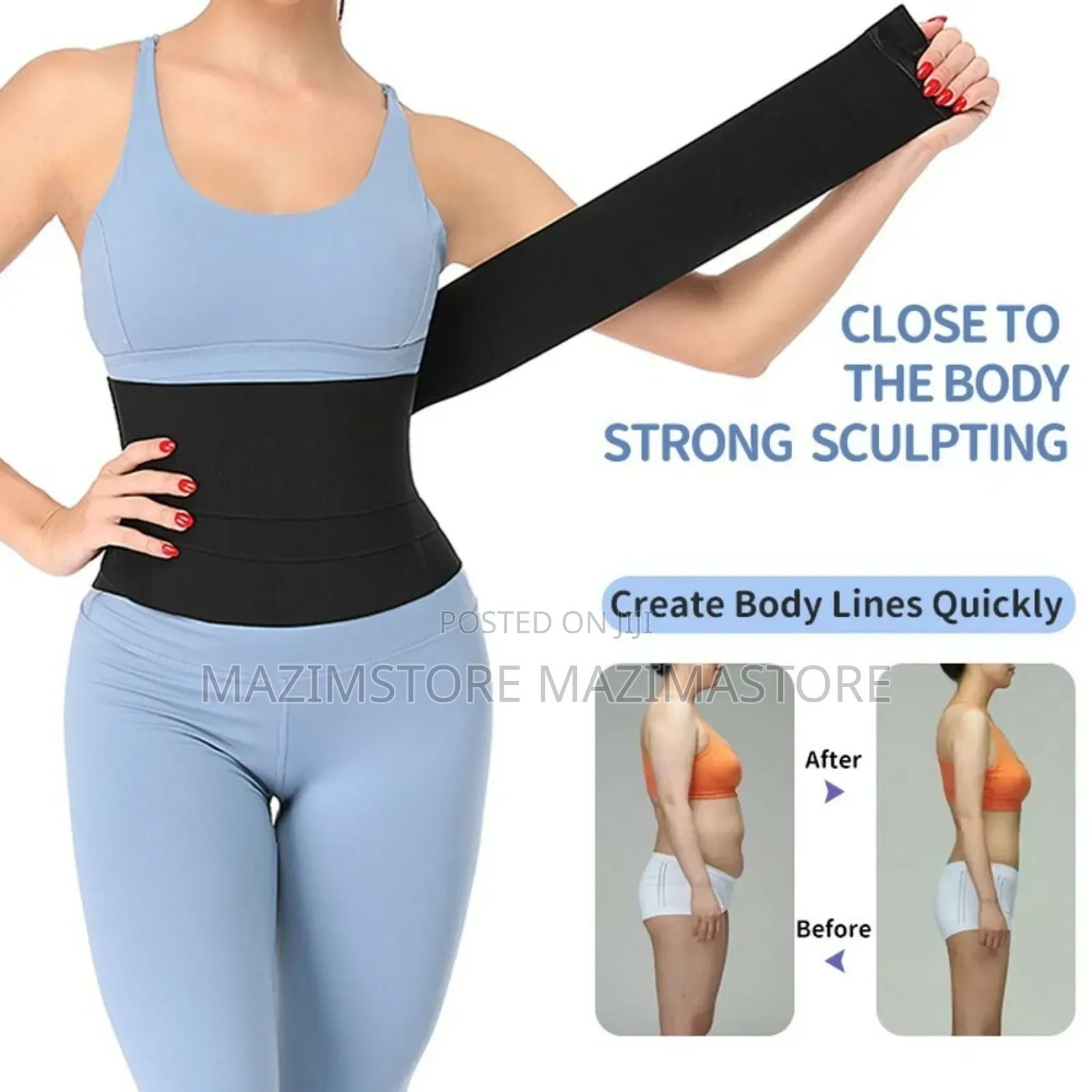 Adjustable Wrap Waist Trainer for Women - Multicolor