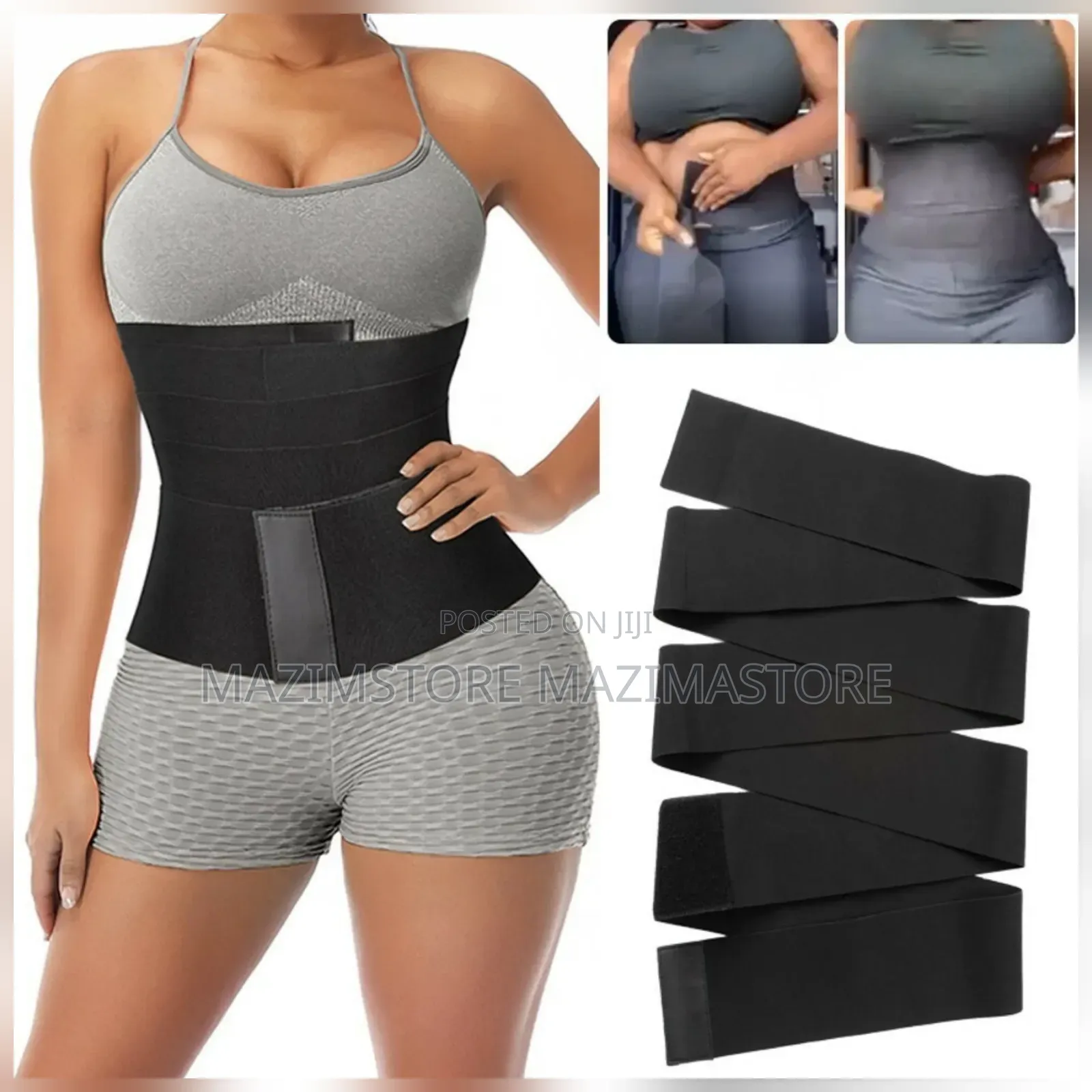 Adjustable Wrap Waist Trainer for Women - Multicolor