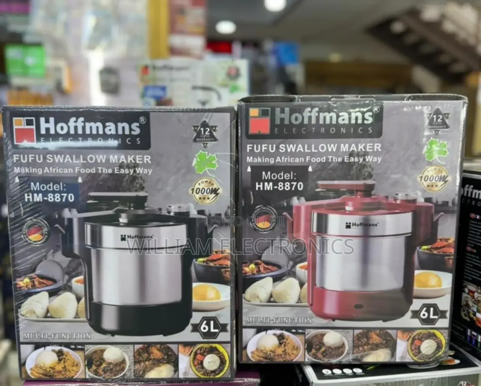 Hoffmans Fufu Swallow Maker 6l Hm-8870/Hoffmans Swallow Maker