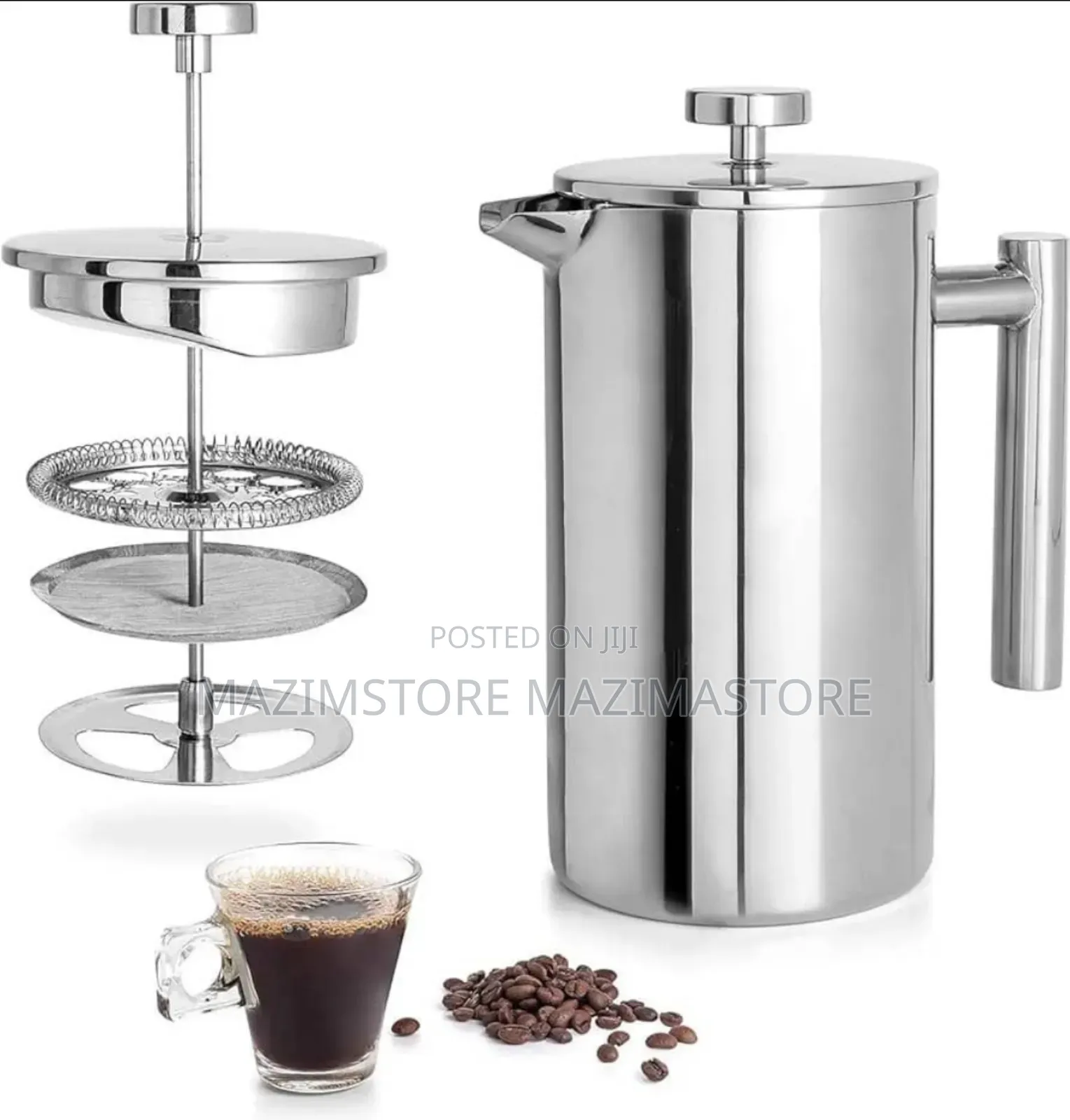 High Quality Stainless Steel Coffee Plunger Manual Coffee Maker
