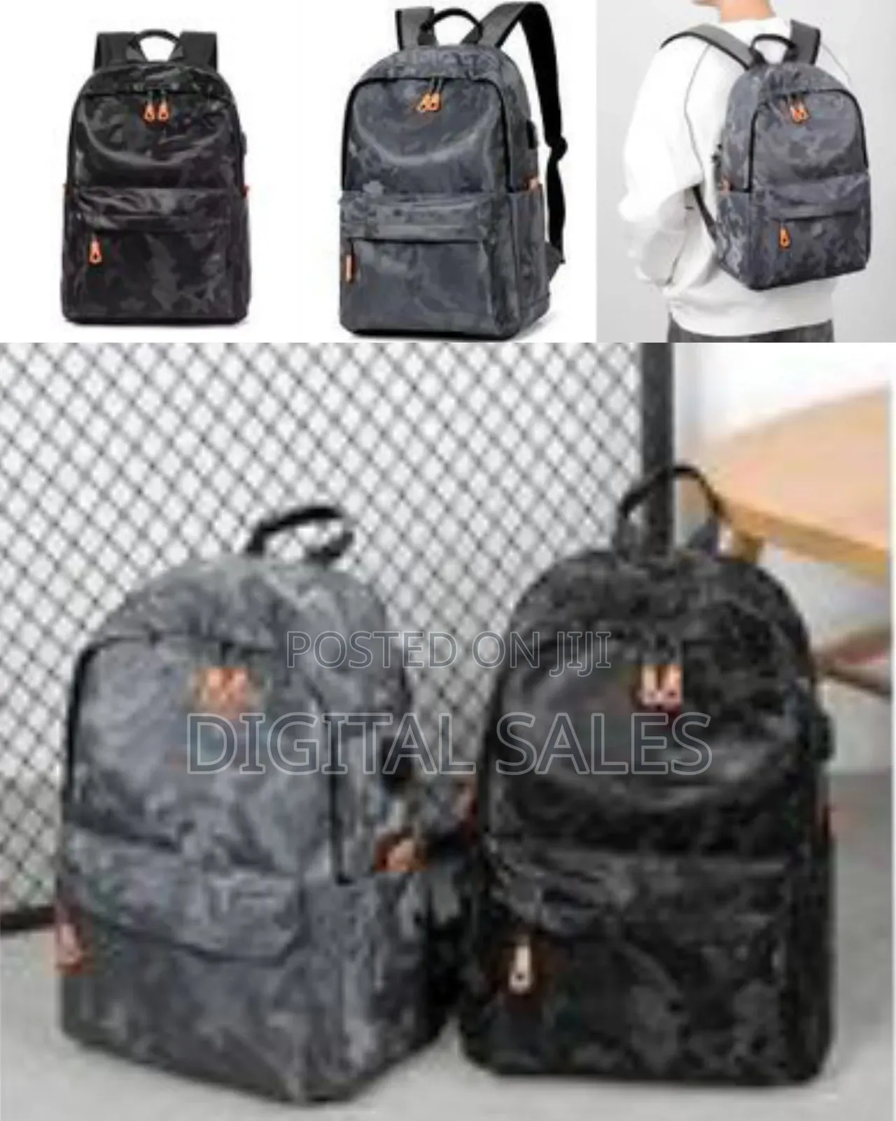 New Backpack for Men, Fashion Camouflage Travel Backpacks for Women