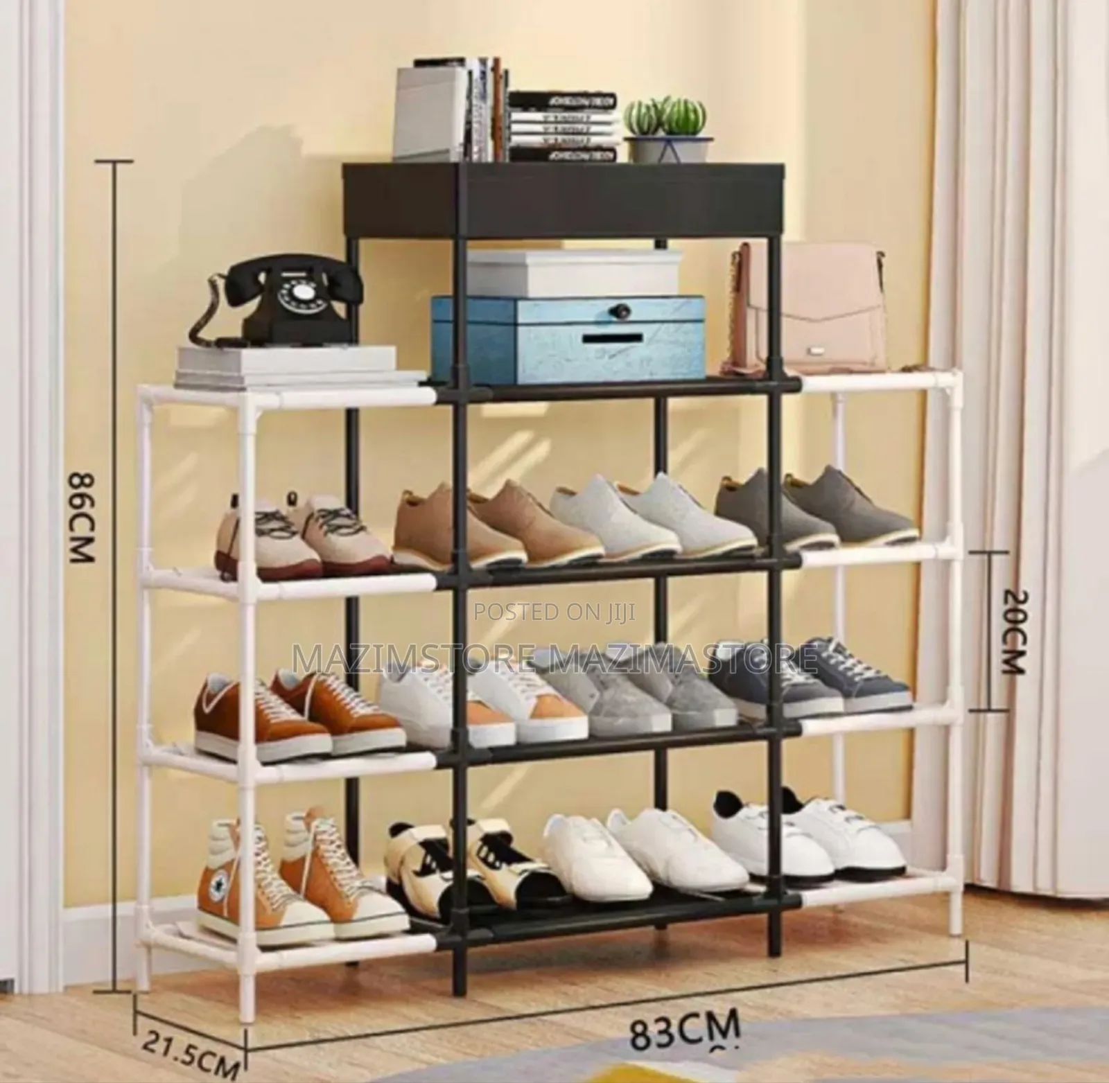 4 in 1 Portable Shoe Rack