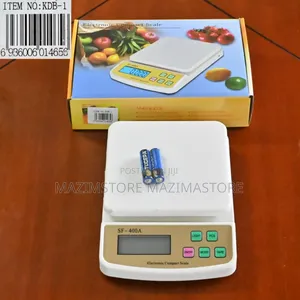 10kg Digital Kitchen Weighing Scale / Balance - White
