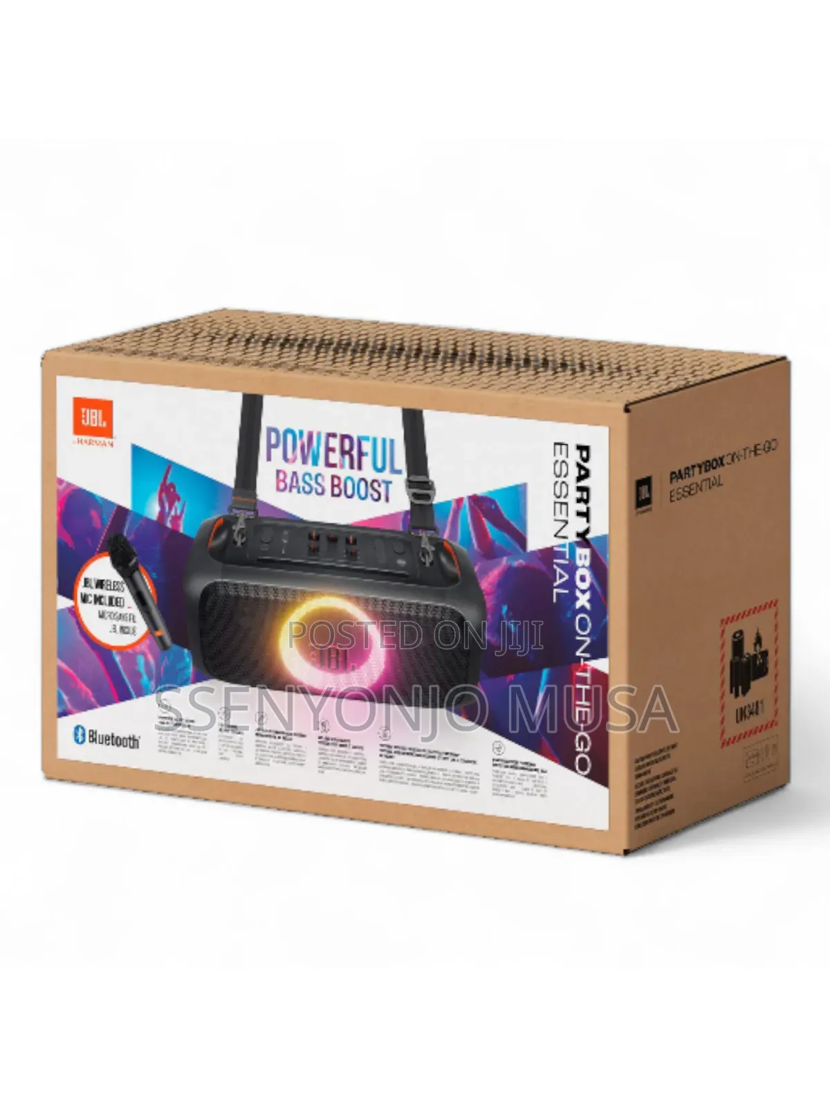 JBL Partybox on-the-Go Portable Karaoke Party Speaker |100w.