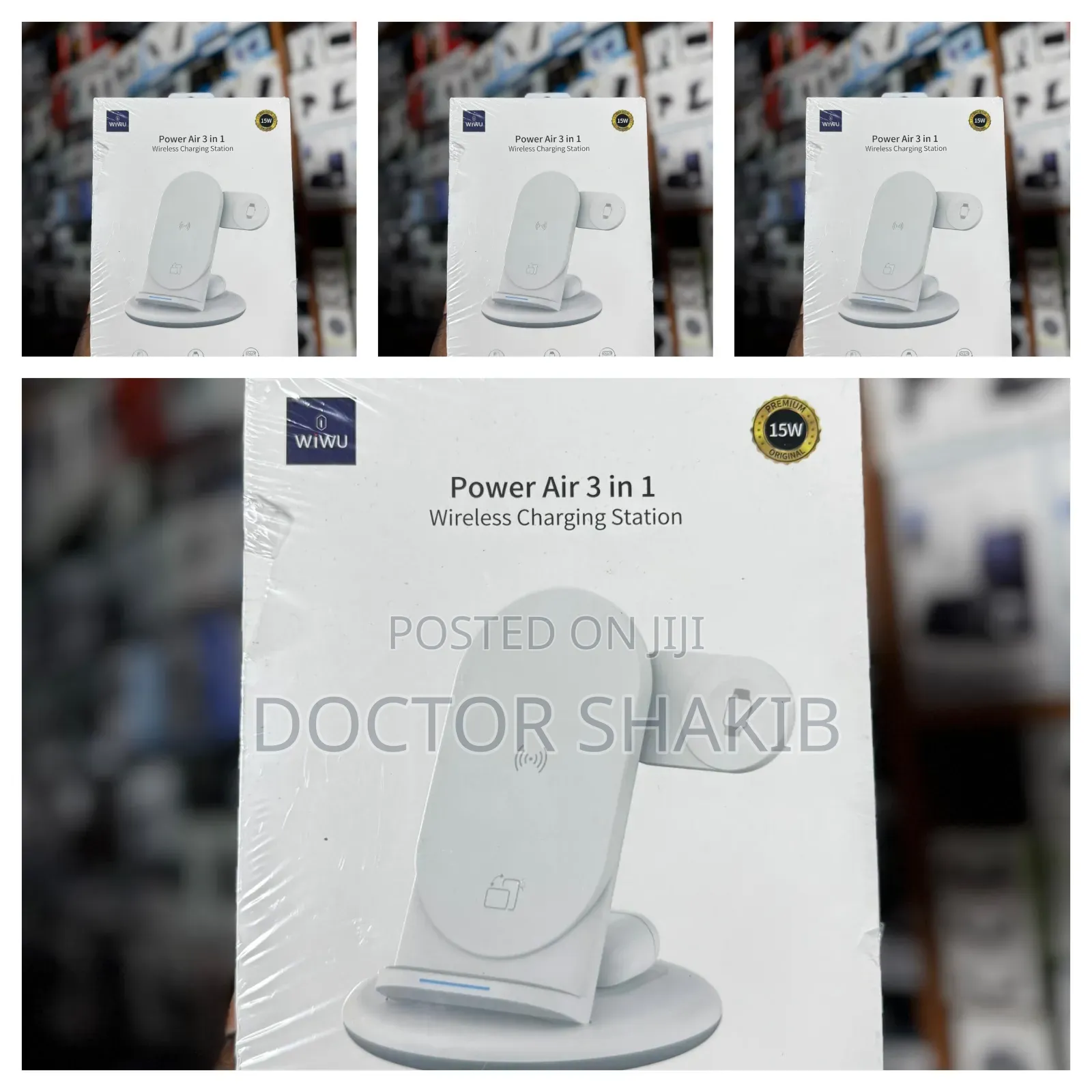 Wiwu Power Air 3 in 1 Wireless Charging Station