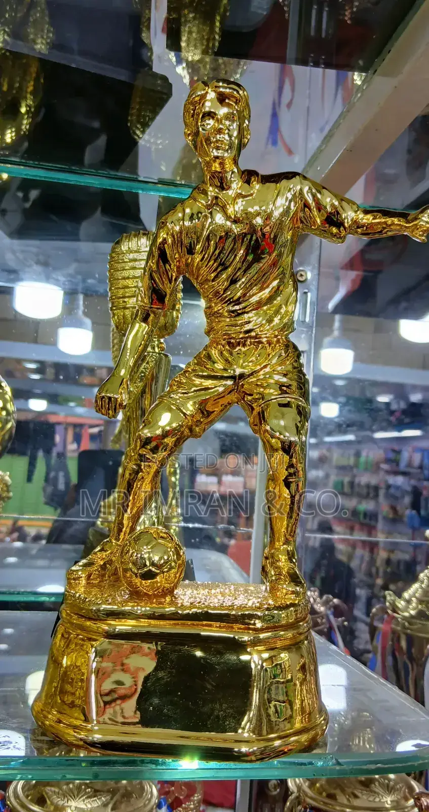 Best Player Golden Football Trophy