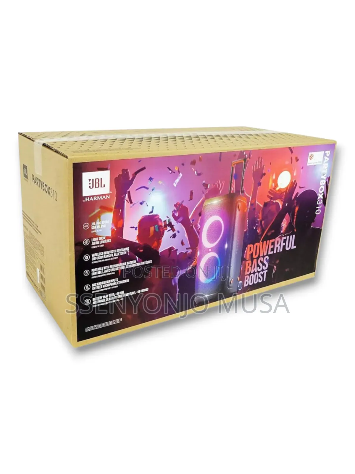 JBL Party Box 310 - Powerful Bass Boost, 18hrs Playtime