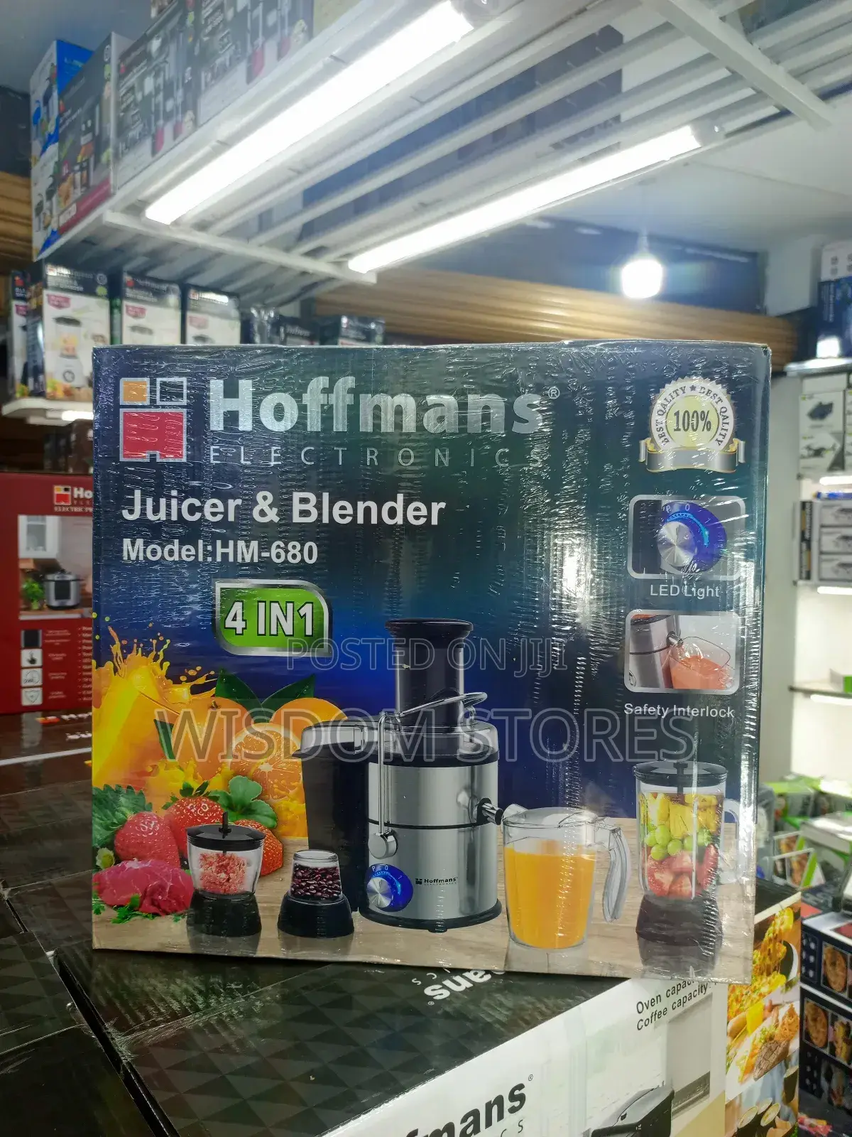 4-in-1 Electric Juicer and Blender.