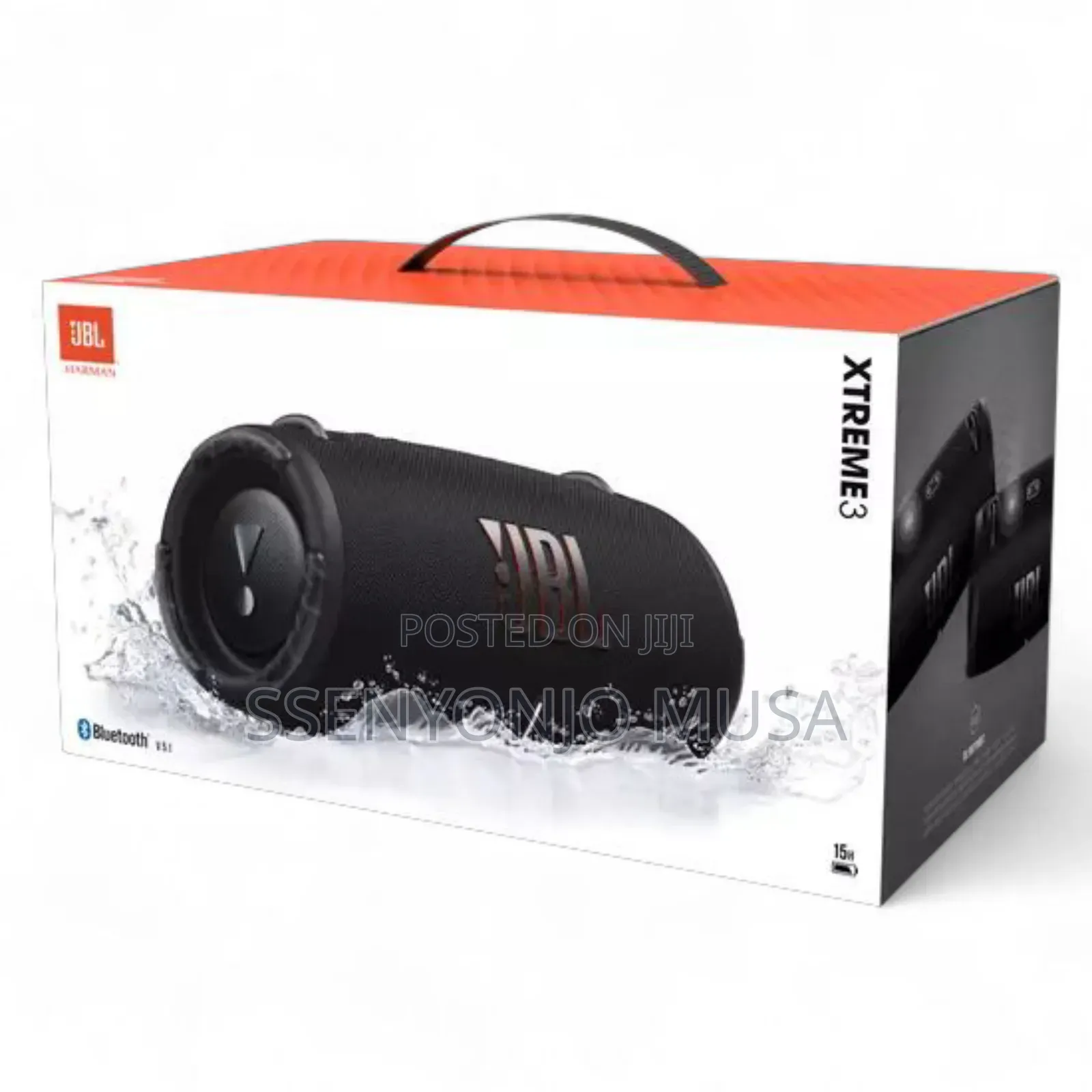 JBL Xtreme 3 Portable Bluetooth Speaker - 80w, Waterproof.