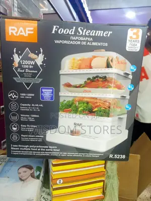 3 Tier Electric Food Cooking Steamer Pot With Display, Timer Fuction
