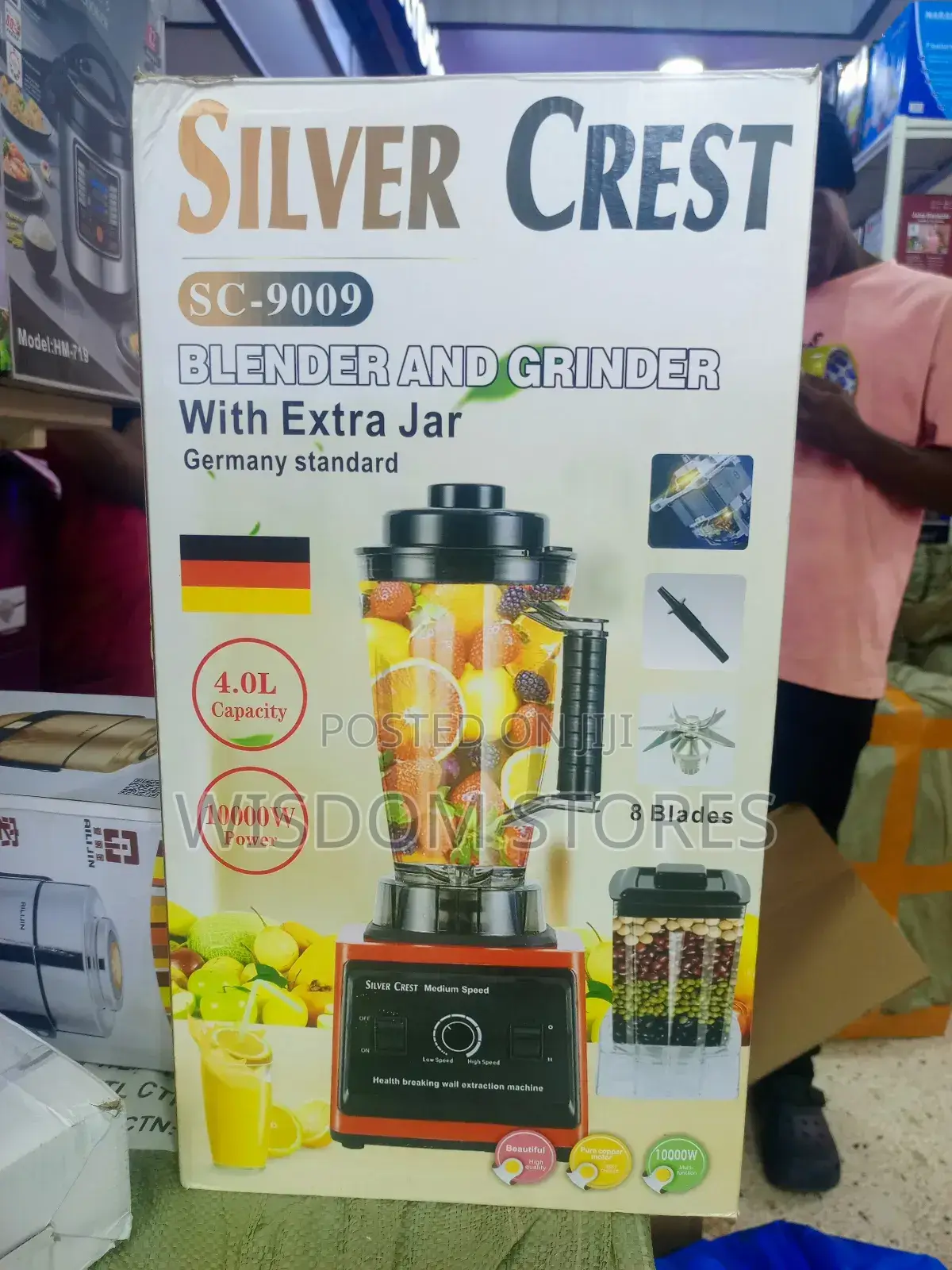 Silver Crest Blender and Grinder.