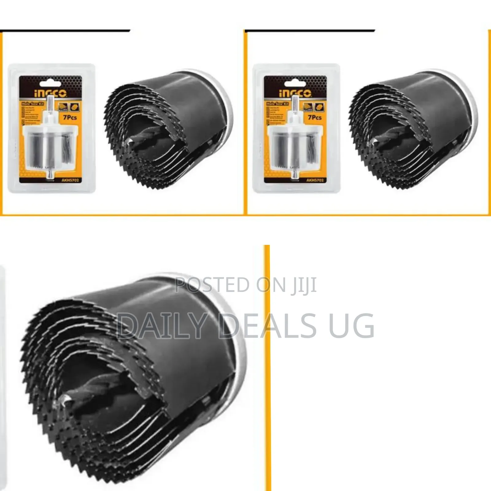 Hole Saw Set ( 07pcs Set) for Wooden, Plastic, Fiber Sheet