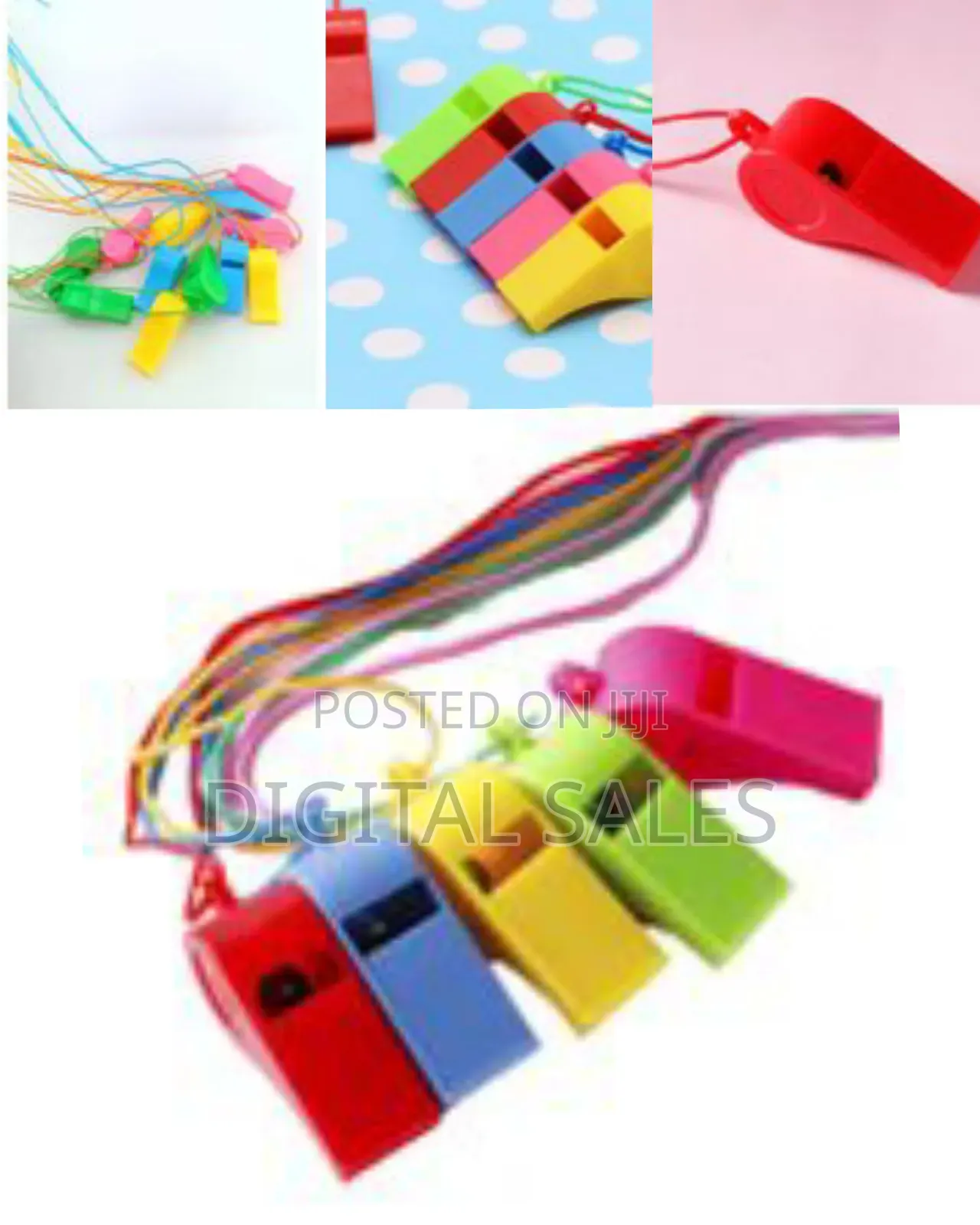 24 PCS Emergency Party Crisp Animal Whistle- Survival