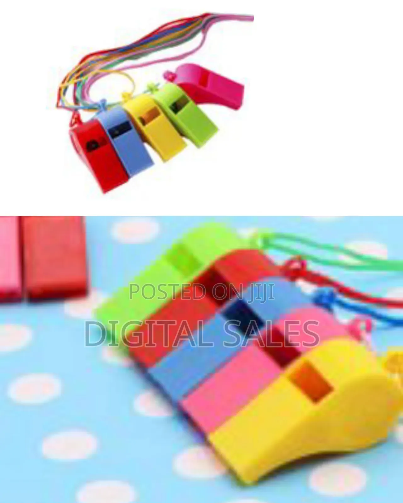 24 PCS Emergency Party Crisp Animal Whistle- Survival
