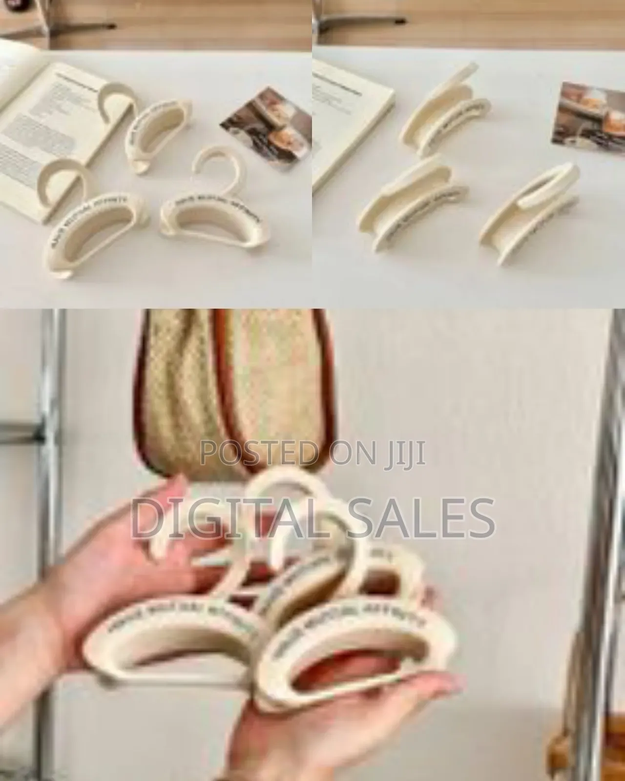 6 Pack of Purse Hangers for Women, Handbag Organizer Hooks