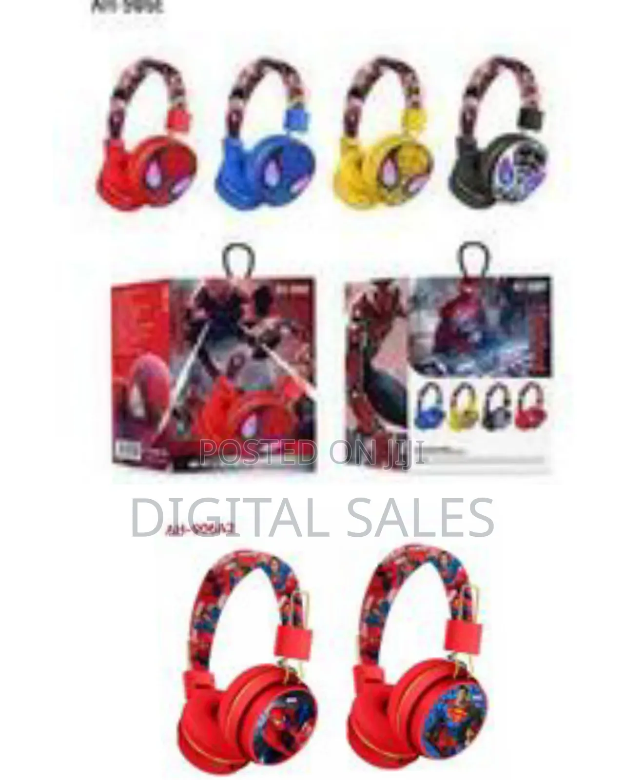 1 Piece Of Bluetooth Headphones Marvel Spider Man Wireless Headphones