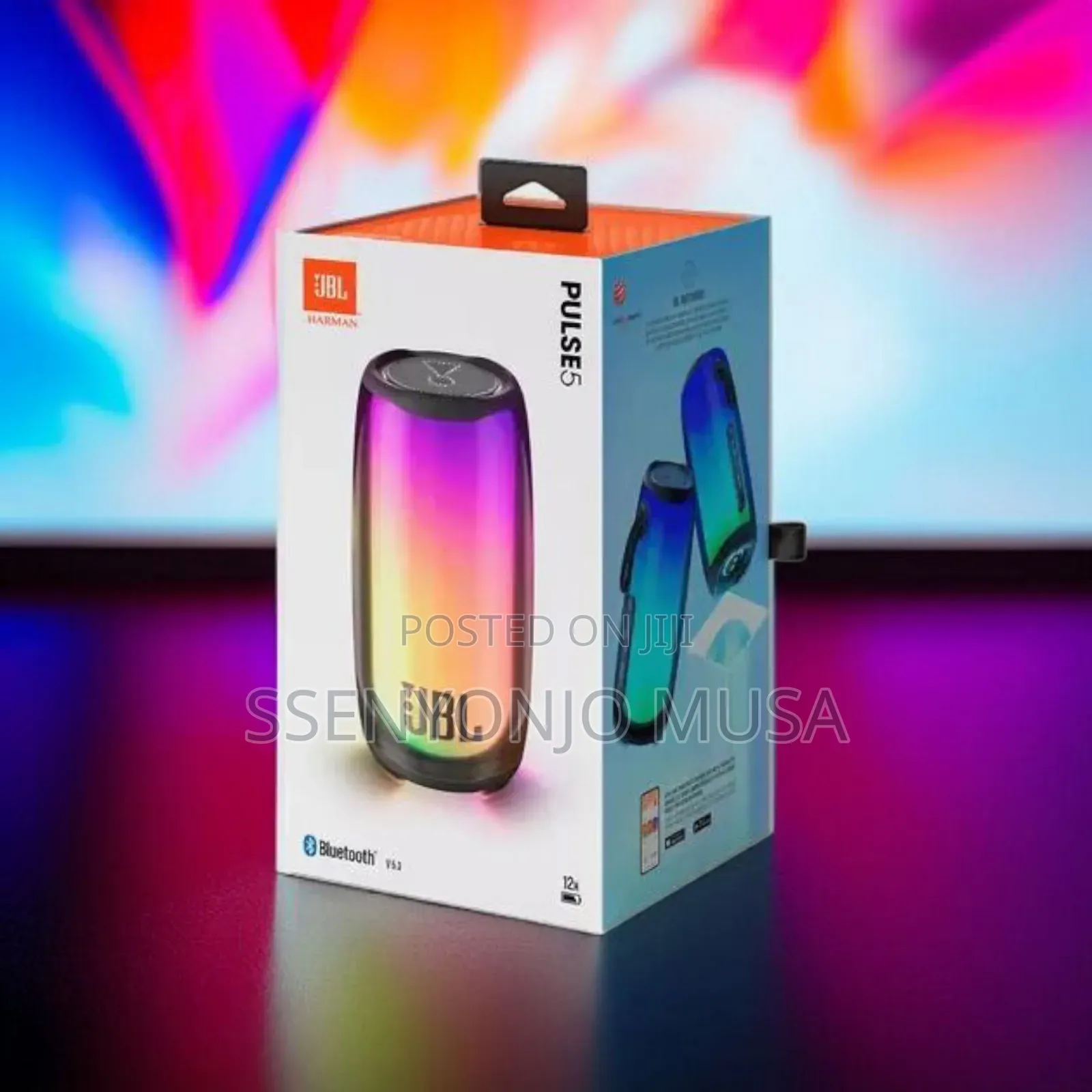 JBL Pulse 5 Portable Bluetooth Speaker - 20w, Waterproof.