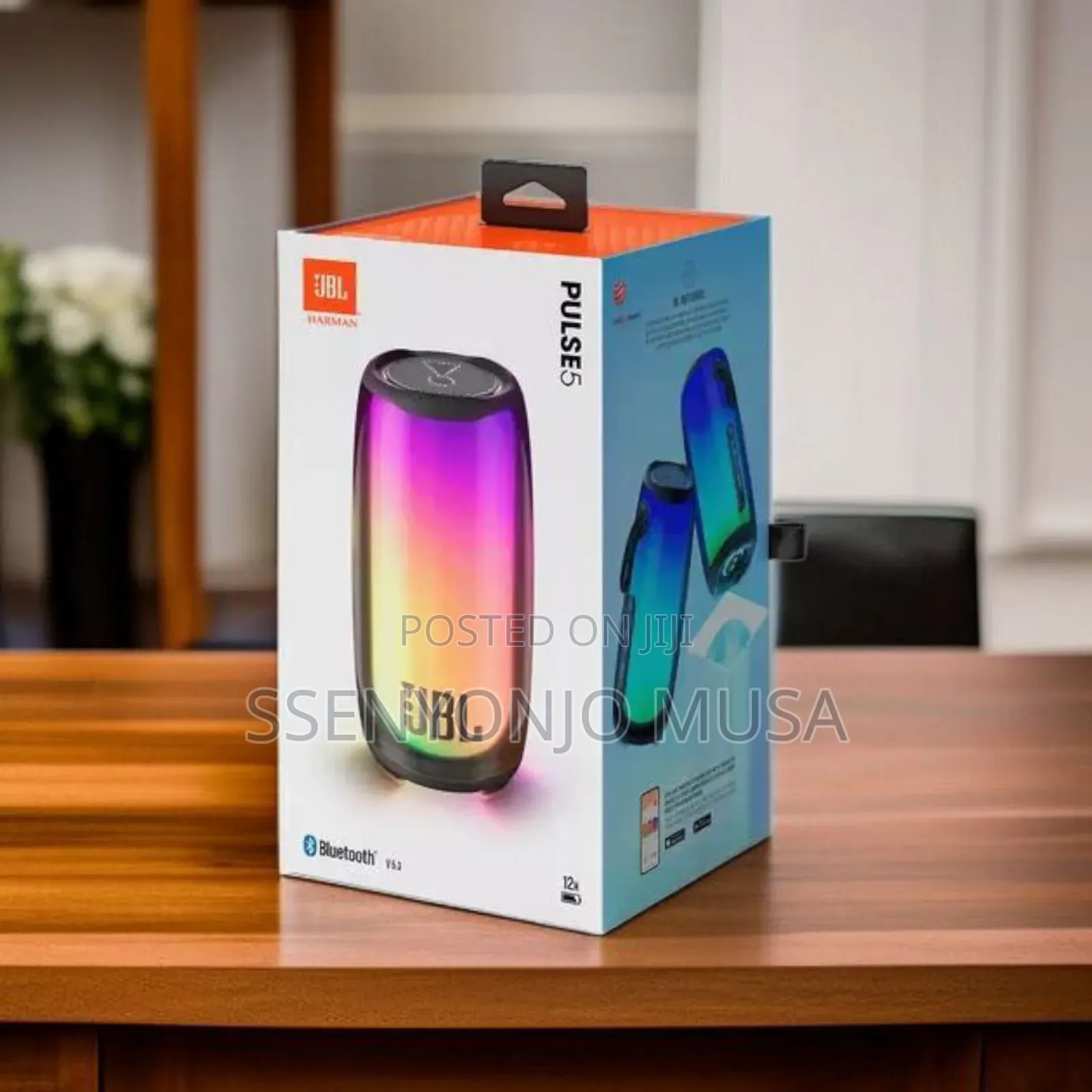 JBL Pulse 5 Portable Bluetooth Speaker - 20w, Waterproof.