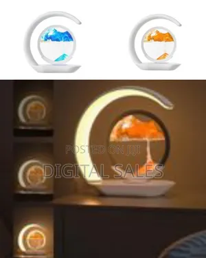 Bedhead Light Night Lamp Moving Sand Art -Painting Border Gift