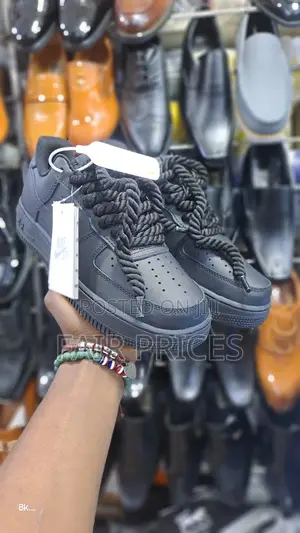 Big Laces Shoes Black Avialable Size 40-45