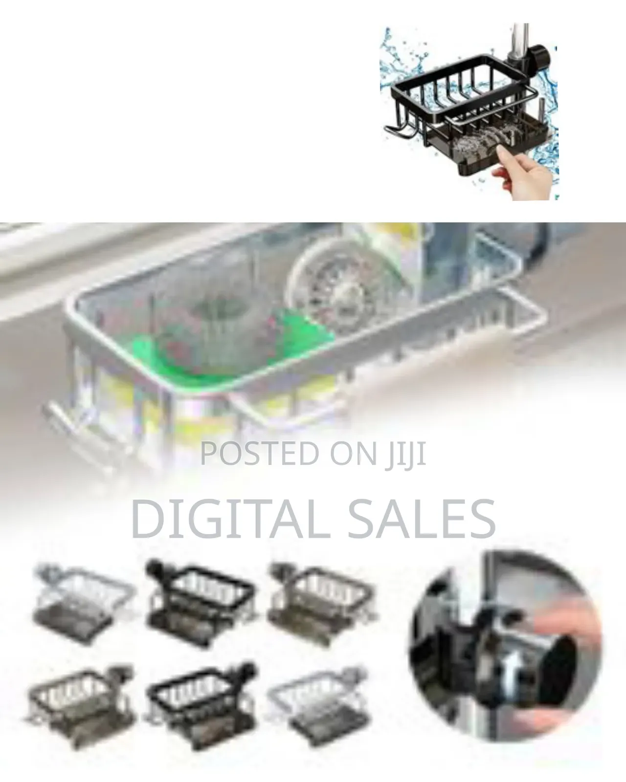 Kitchen Sink Faucet Organizer, Multifunction Faucets Organizer Rack