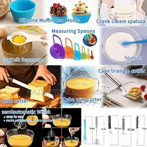288 Pieces of Cake Baking,Decorating Kit Set, Blue