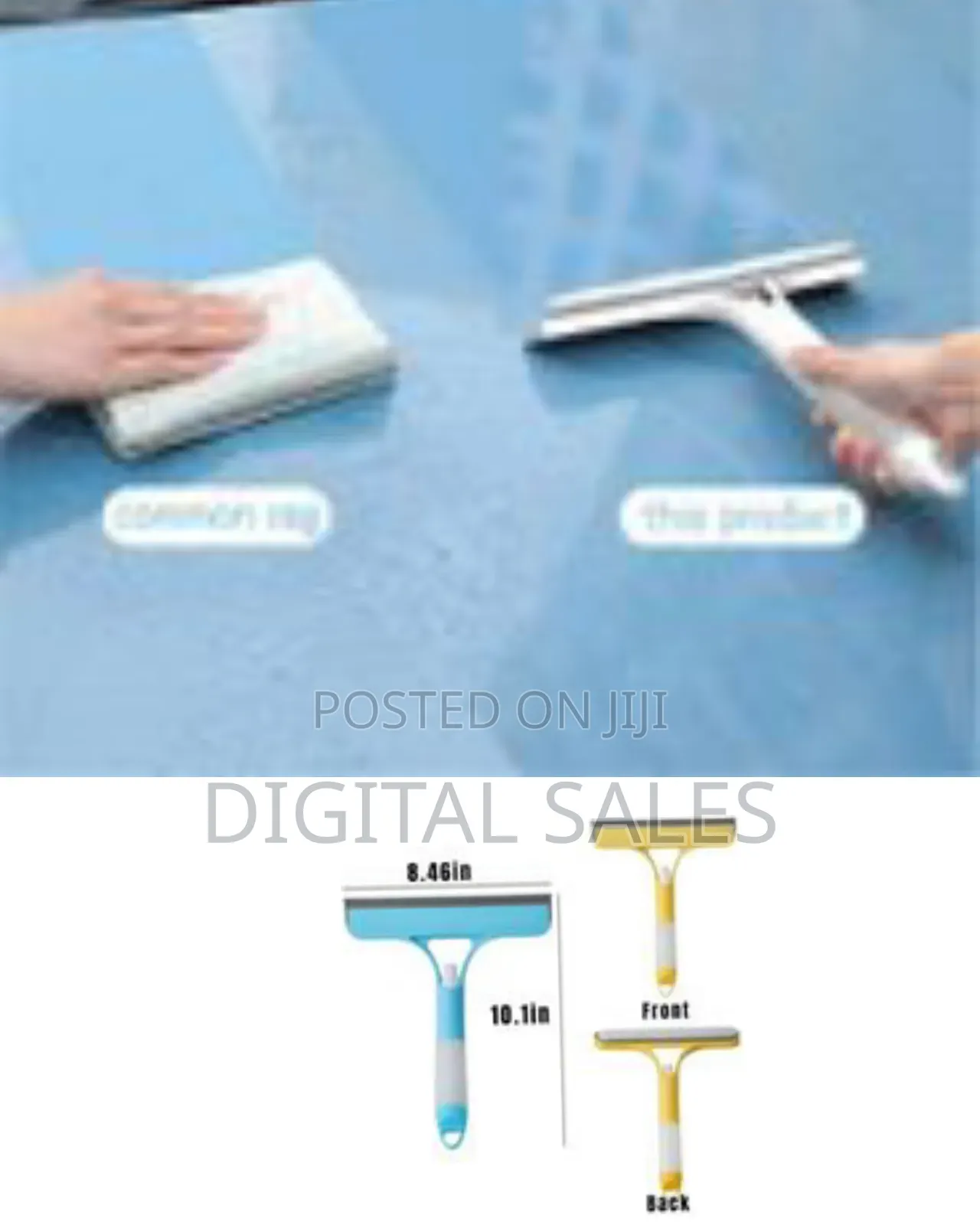 1 Piece of Double Sided Water Spray Squeegee 3 in 1 Window Cleaning