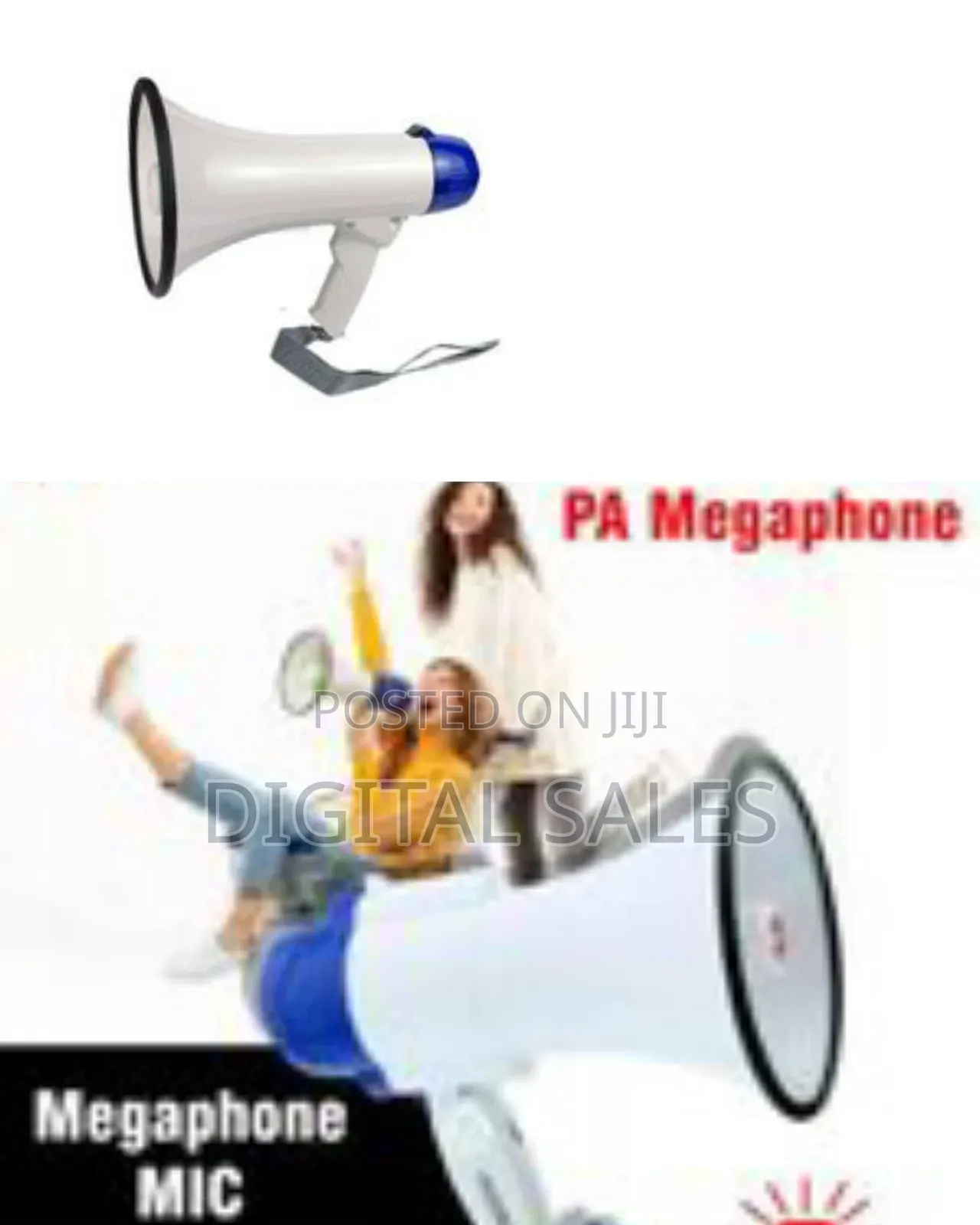 Gaosen Megaphone Bullhorn 30 Watt Lightweight Portable Loudspeaker