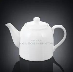 White Tea Pot Ceramic