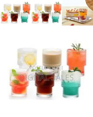 220ml Italian Premium Juice Glasses and Transparent Water Glass Mediu