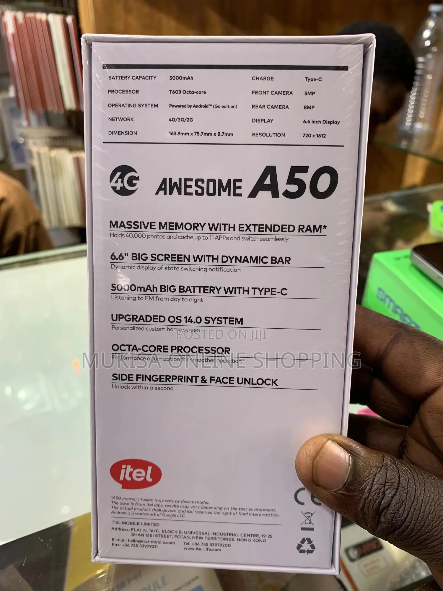 Itel A50 128 GB Blue