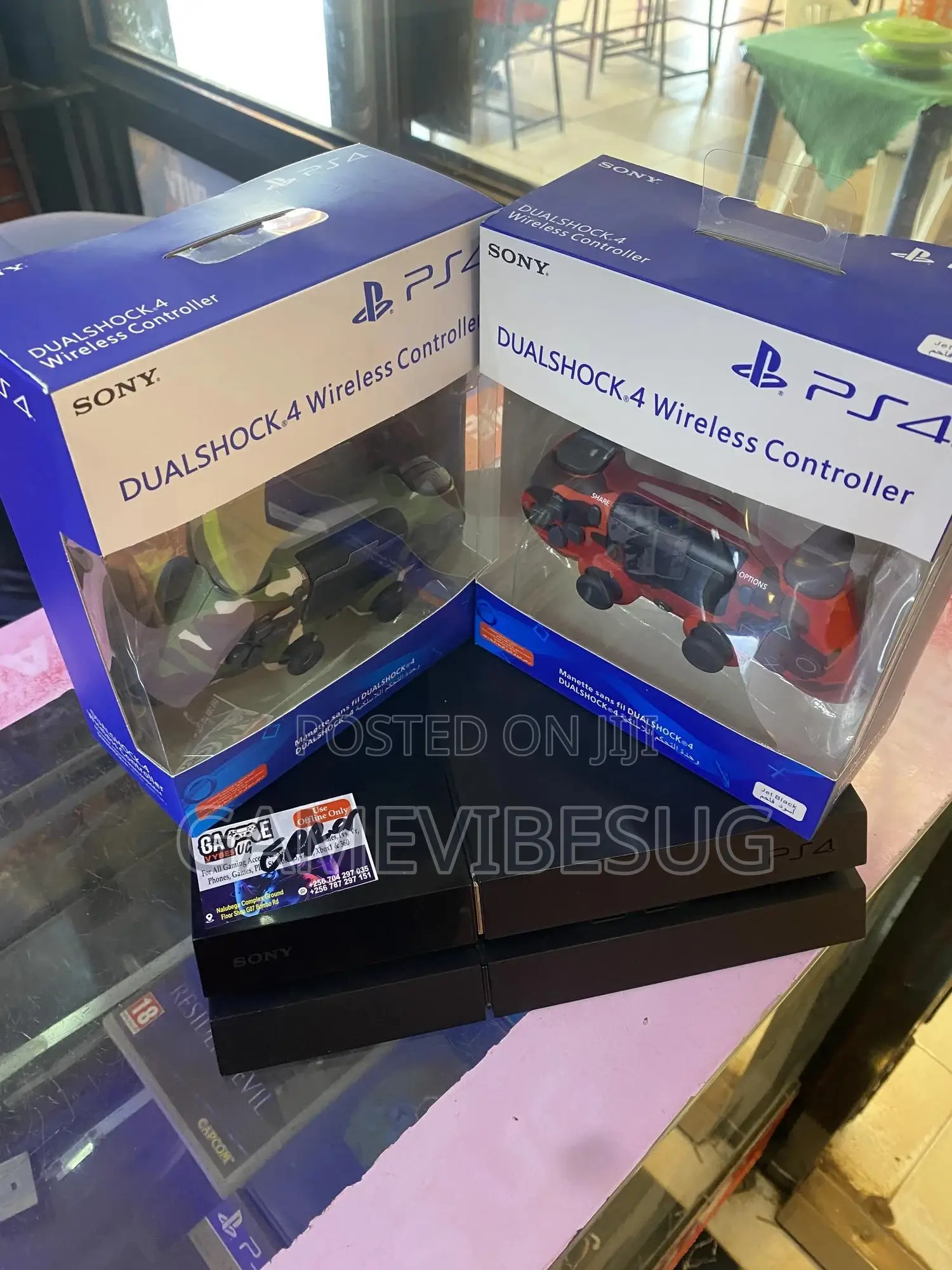 Machine Ps4 Colored Black ( 2 Pads )