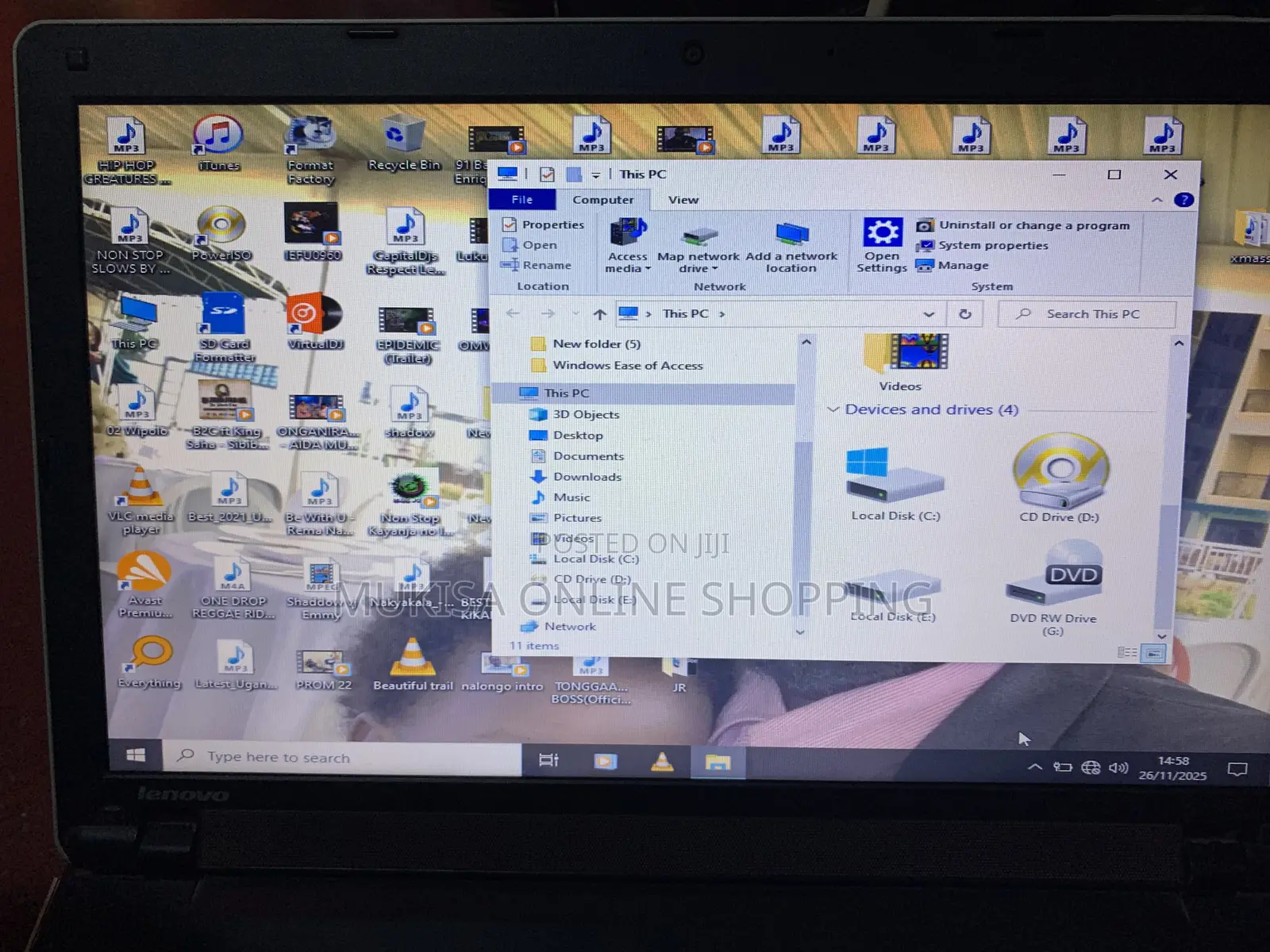 Laptop Lenovo ThinkPad Edge E550 8GB Intel Core 2 Duo HDD 256GB